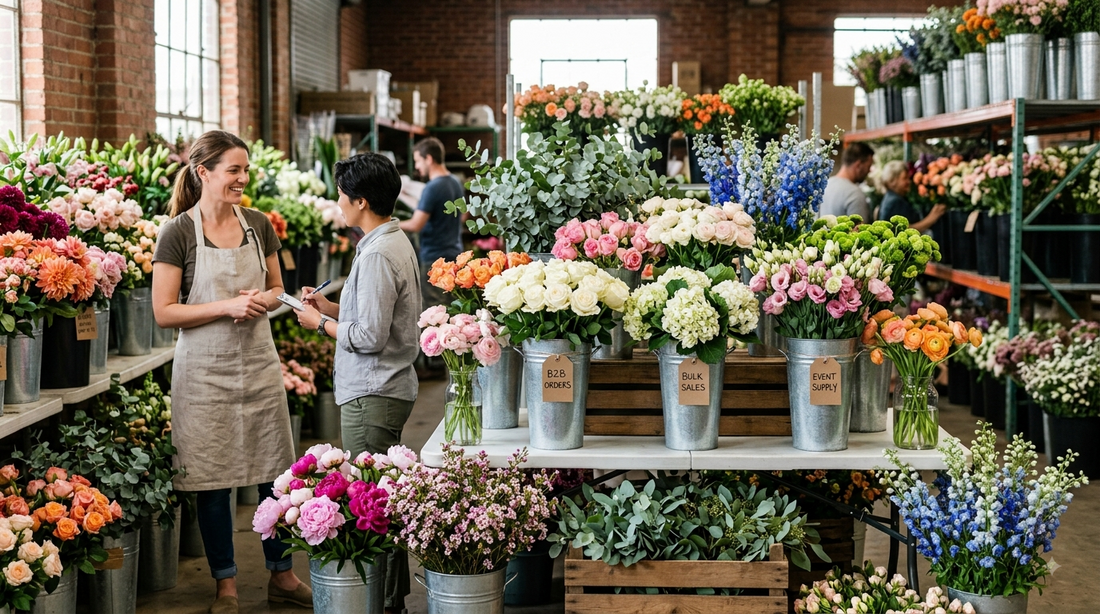 How to Sell Flowers to Wholesalers, Retailers and Event Businesses