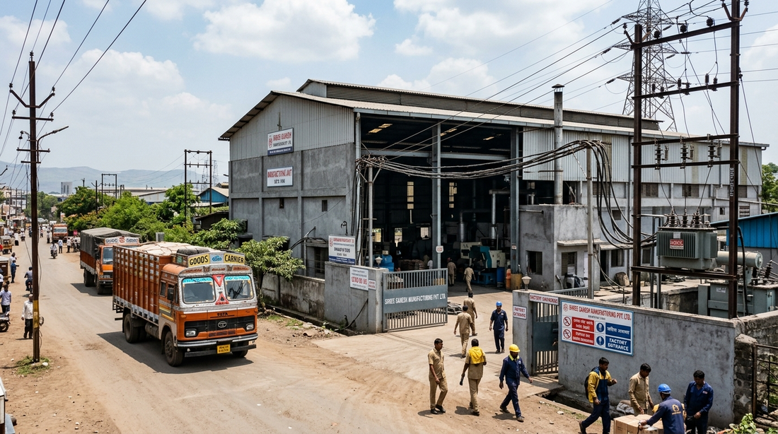 Manufacturing Unit Location Selection: Power, Labour and Logistics