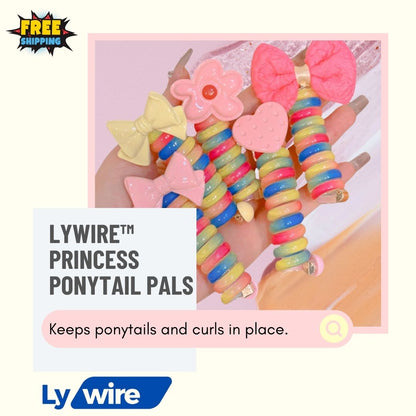 Lywire™ Princess Ponytail Pals: Keep Hair Pretty & Playful!