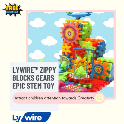 Lywire™ Zippy Blocks Gears Epic STEM Toy