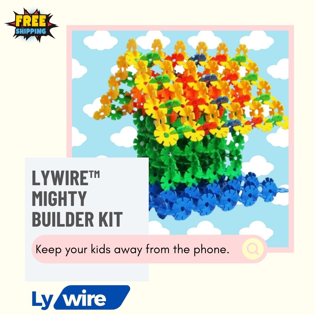 Lywire™ Mighty Builder Kit: 300 Bricks for Endless Adventures!