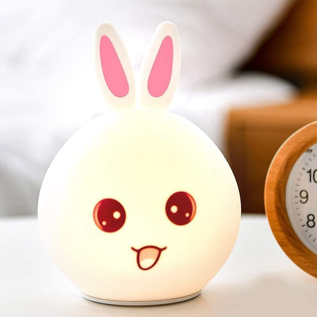 Lywire™ 🐇 High-End Rabbit Silicone Touch Night Light – Fun, Safe & Durable!