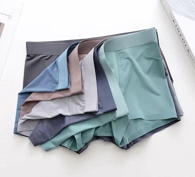 Lywire™ 🌟 Premium Ice Silk Boxers for Men (Pack of 5) - Ultimate Comfort & Style!