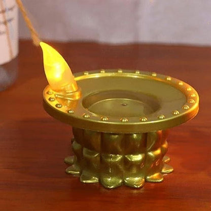 Lywire™ 🪔 Elegant Water Pouring Diya LED Light – High-End Décor for Spiritual Bliss!