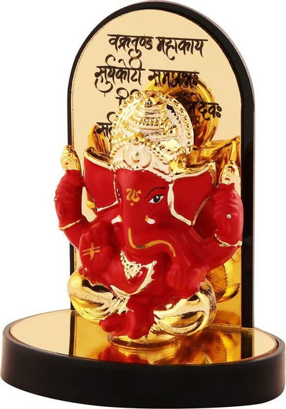 🌟 Lywire™✨ Premium Gold-Plated Ganesh Ji Idol - High-Quality Decorative Showpiece 🌟