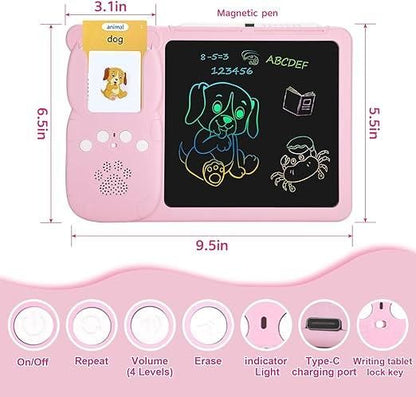 Talking Flash card With LCD Writing Tablet for Kids (224 Sight Words) Enlighten Toy Gift