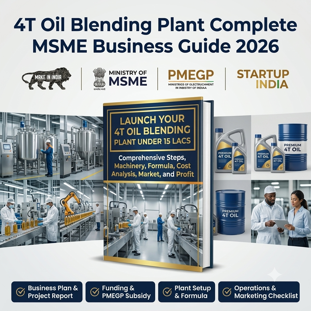 4T Oil Blending Plant Complete MSME Business Guide 2026