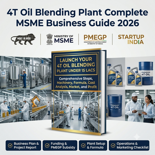 4T Oil Blending Plant Complete MSME Business Guide 2026