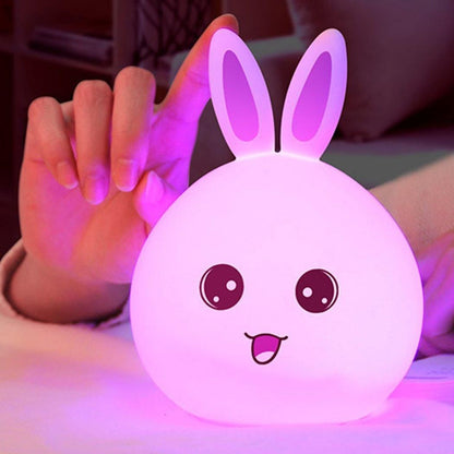 Lywire™ 🐇 High-End Rabbit Silicone Touch Night Light – Fun, Safe & Durable!