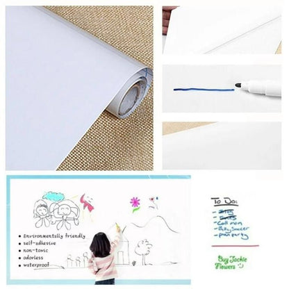 Whiteboard Wall Sticker for Office, Study Room, Kids, Home
