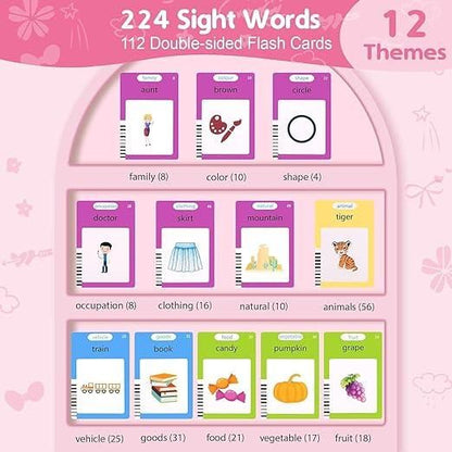 Talking Flash card With LCD Writing Tablet for Kids (224 Sight Words) Enlighten Toy Gift