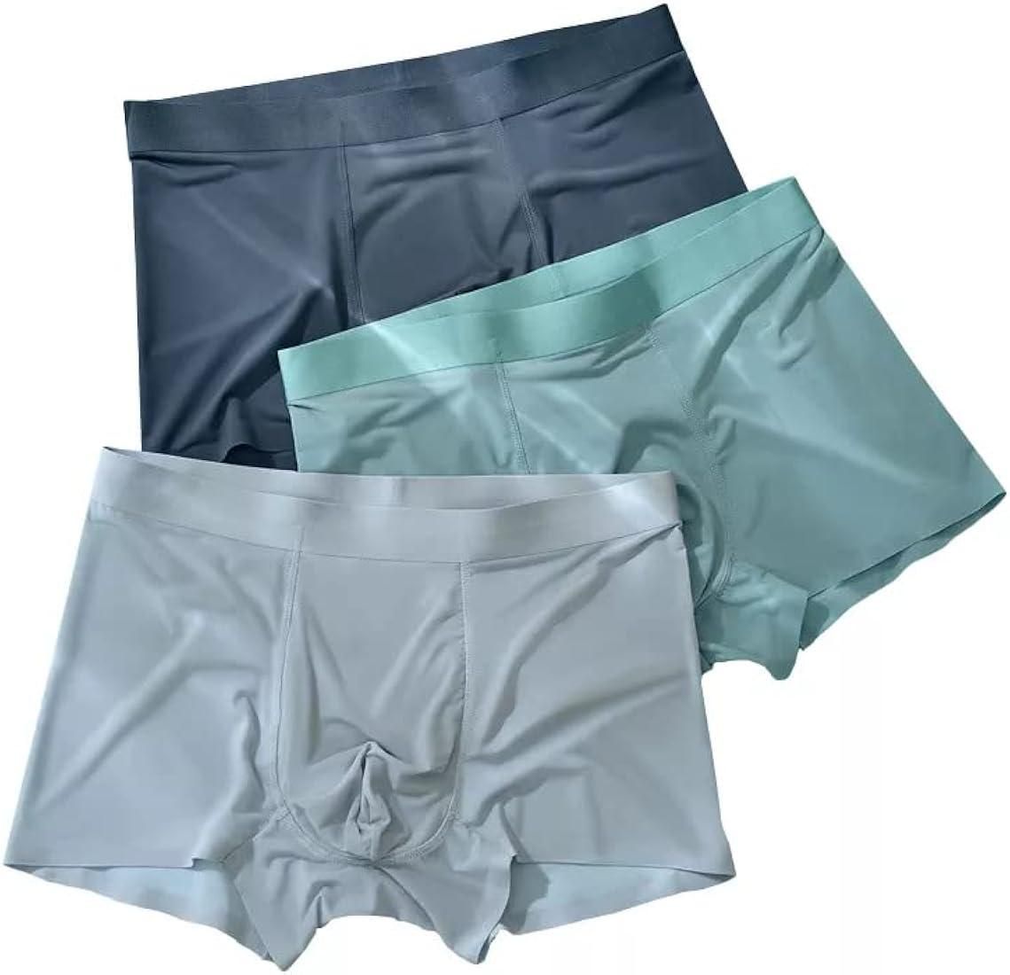 Lywire™ 🌟 Premium Ice Silk Boxers for Men (Pack of 5) - Ultimate Comfort & Style!