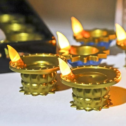 Lywire™ 🪔 Elegant Water Pouring Diya LED Light – High-End Décor for Spiritual Bliss!