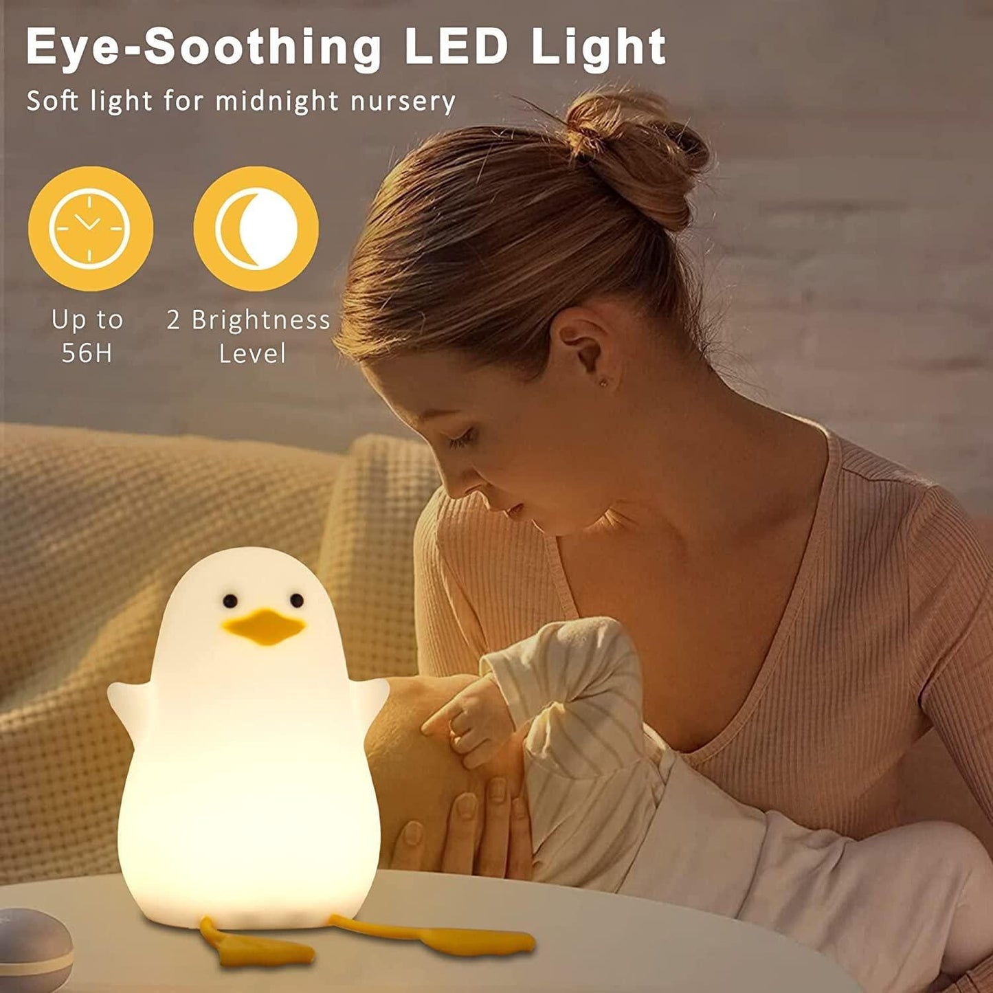 Lywire™ 🦆 High-Quality Duck Night Light Lamp – Brighten Your Room with Cuteness!