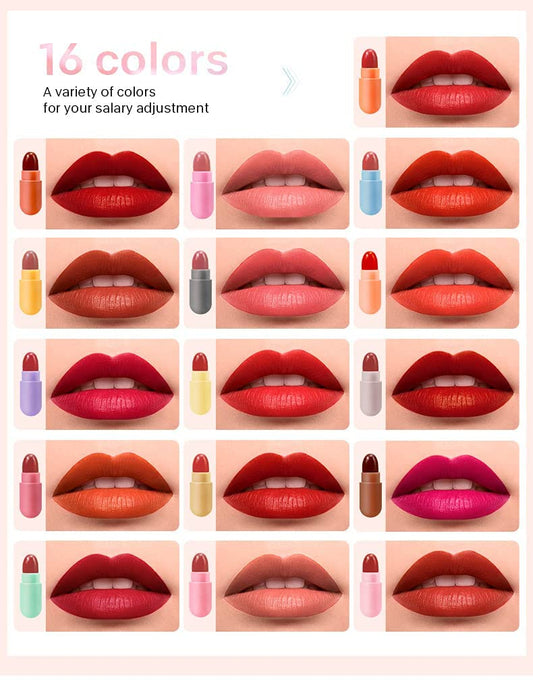 16-Piece Velvety Lip Tint Collection