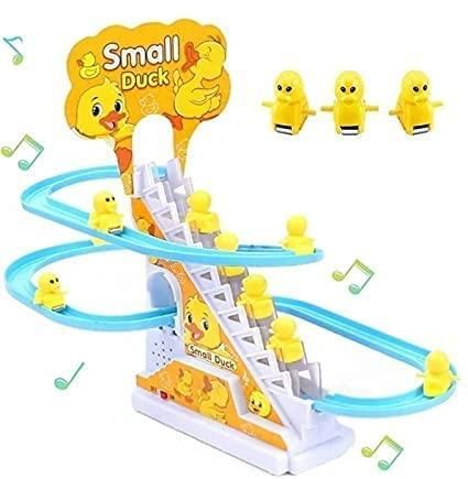 Duck Slide Toy Set, Funny Automatic Stair