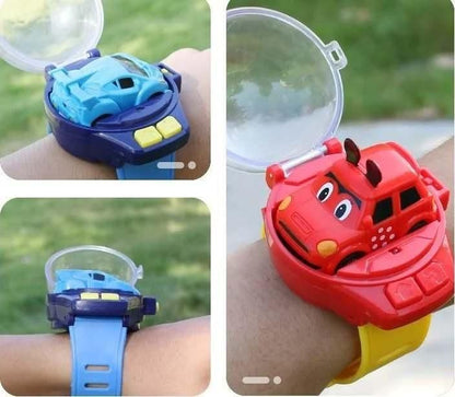 Lywire™ 🚙 Exclusive Cartoon Mini Watch Car – Premium USB Rechargeable Remote Control Toy for Kids