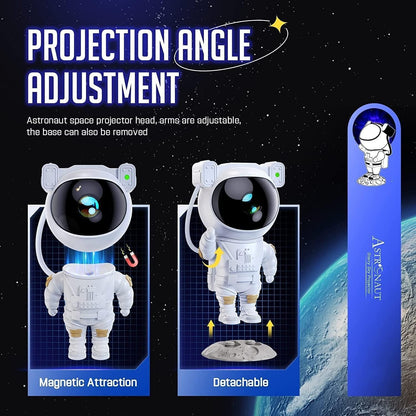 Lywire™ 🌌 Superior Astronaut Galaxy Projector – High-Quality 360° Rotation with Remote