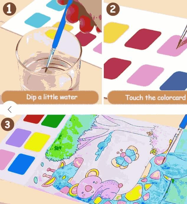 Lywire™ H2Whoa! Water Color Books