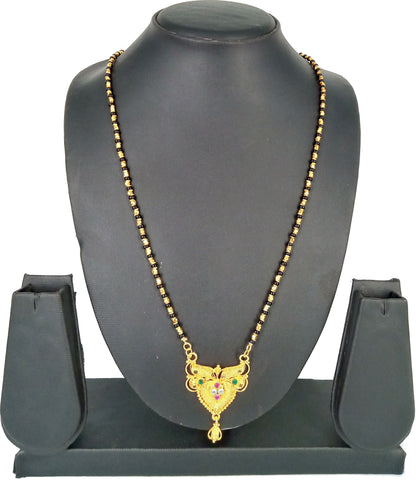 Everlasting Love Dual Tone Pendant Gold Plated Mangalsutra
