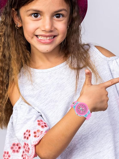 Lywire Spectacular 3D Cartoon Analog Watch – Multi-Color Glow Magic for Kids 🎇💫