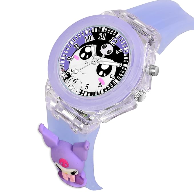 Lywire™ Premium 3D Cartoon Multicolor Light-Up Silicone Strap Kids' Watch ⌚🌈✨