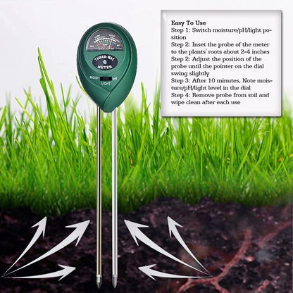 Lywire Premium 3-in-1 Soil Tester – High-Quality pH Meter & Moisture Sensor for Indoor & Outdoor Gardening 🌱🌿