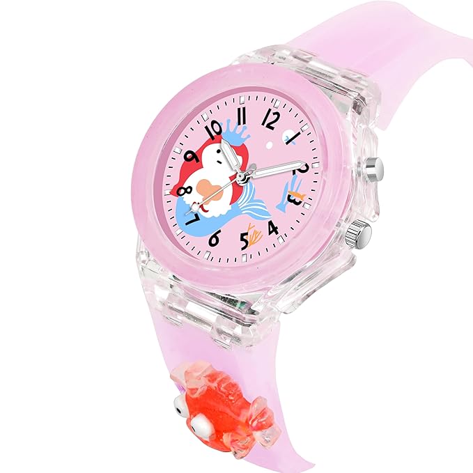 Lywire Ultimate Kids’ Watch – Animated Cartoon Style, Soft Strap & Glowing Lights ✨⏳