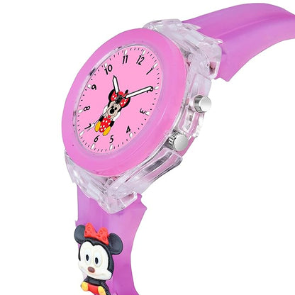 Lywire Elegant 3D Cartoon Kids Watch – Fashionable & Fun for Girls 🌸⌚