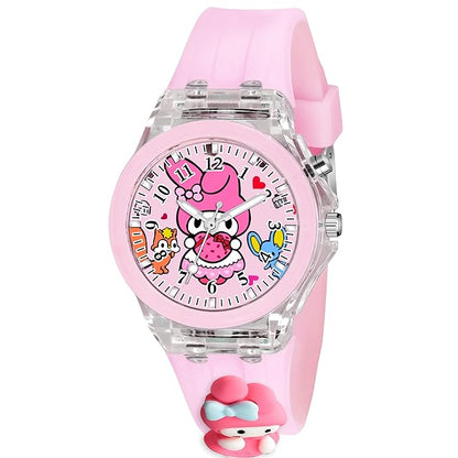 Lywire Top-Quality Kids’ Analog Watch – Cute 3D Cartoon Design & Colorful LED Display 💖✨