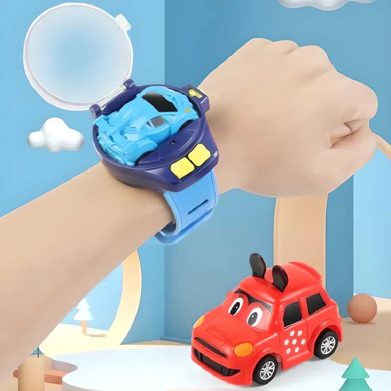 Lywire™ 🚙 Exclusive Cartoon Mini Watch Car – Premium USB Rechargeable Remote Control Toy for Kids