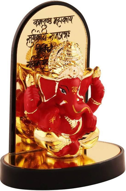 🌟 Lywire™✨ Premium Gold-Plated Ganesh Ji Idol - High-Quality Decorative Showpiece 🌟