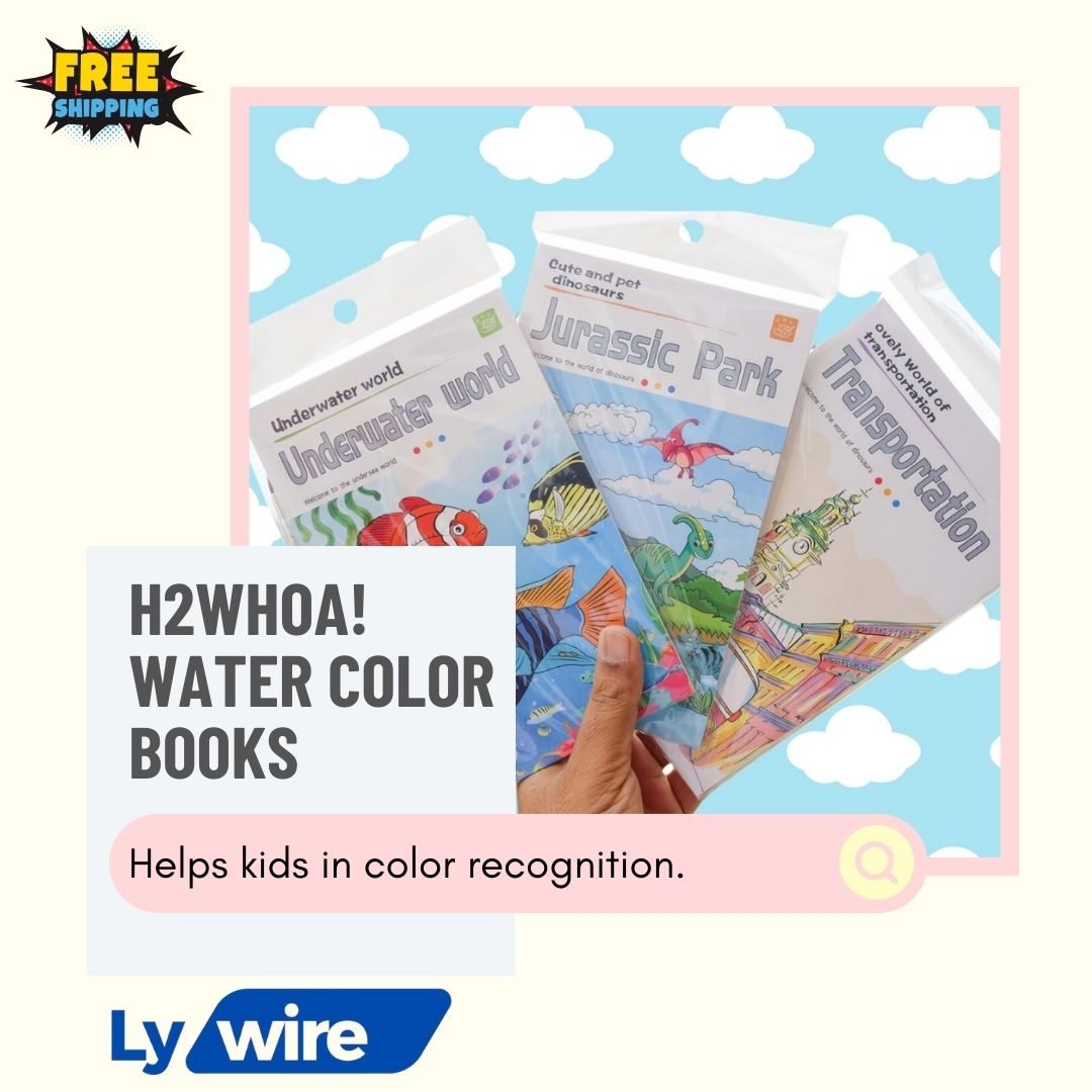 Lywire™ H2Whoa! Water Color Books