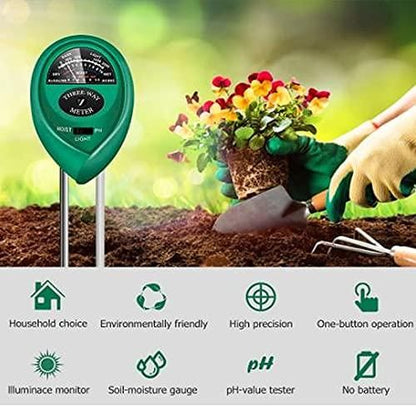 Lywire Premium 3-in-1 Soil Tester – High-Quality pH Meter & Moisture Sensor for Indoor & Outdoor Gardening 🌱🌿