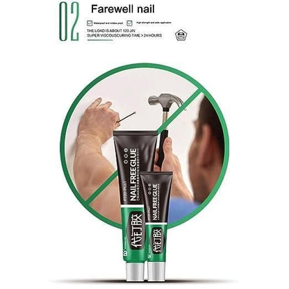 Lywire™💪 Top-Quality Nail-Free Adhesive Glue – Easy & Effective Sealing Solution (Pack of 2)