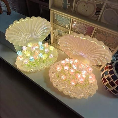 Lywire™ 🌺 Superior Tulip Shell Light – Premium Flower Lamp for Beautiful Ambiance!