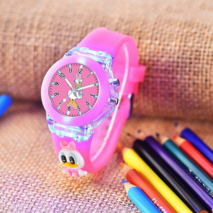Lywire Spectacular 3D Cartoon Analog Watch – Multi-Color Glow Magic for Kids 🎇💫