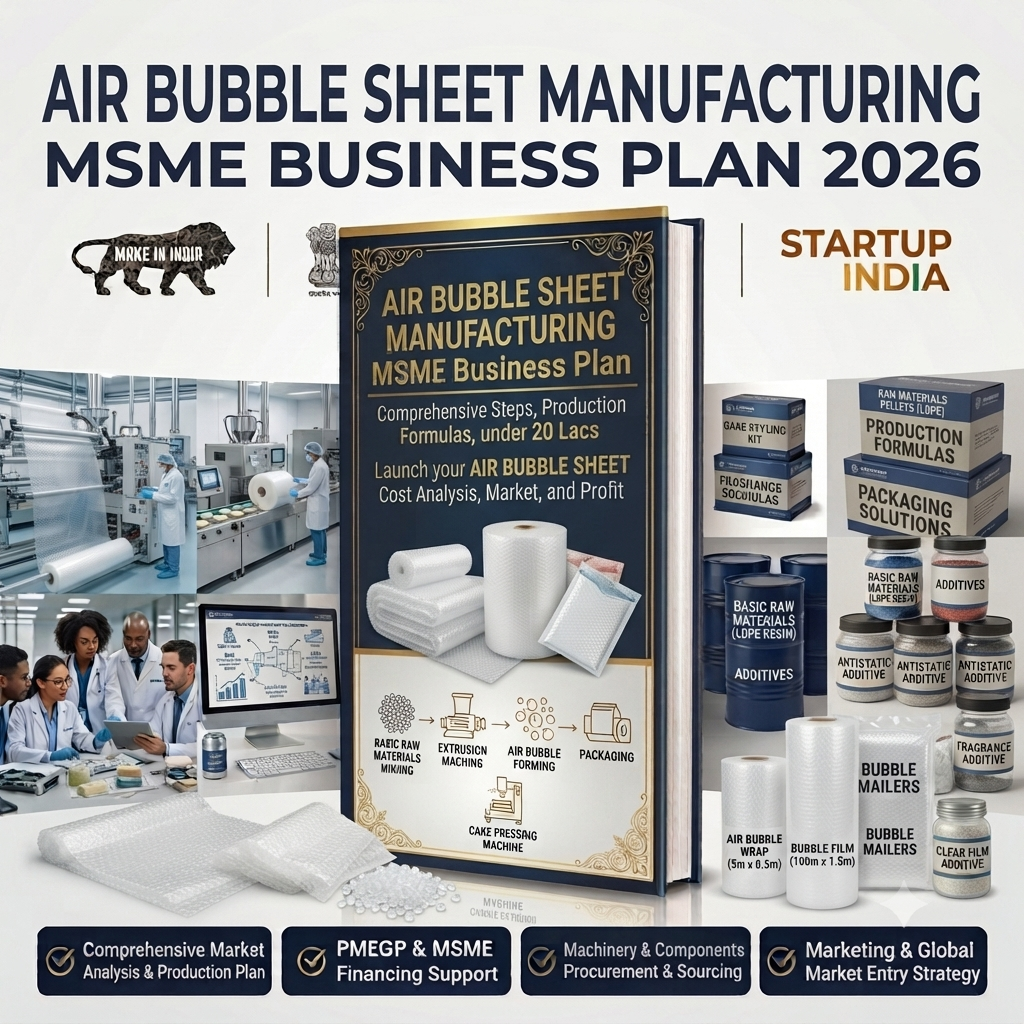 AIR BUBBLE SHEET MSME BUSINESS PLAN 2026