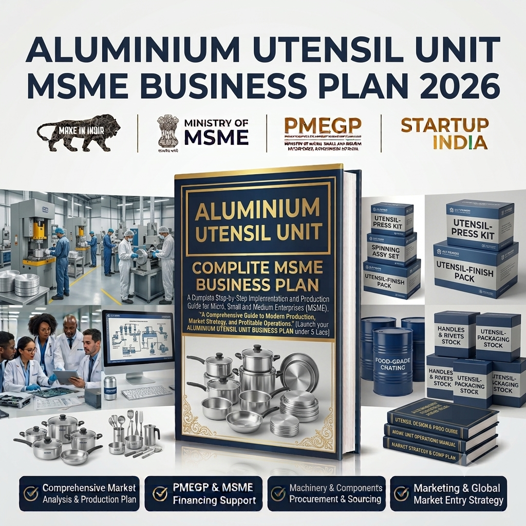 ALUMINIUM UTENSIL UNIT MSME BUSINESS PLAN 2026
