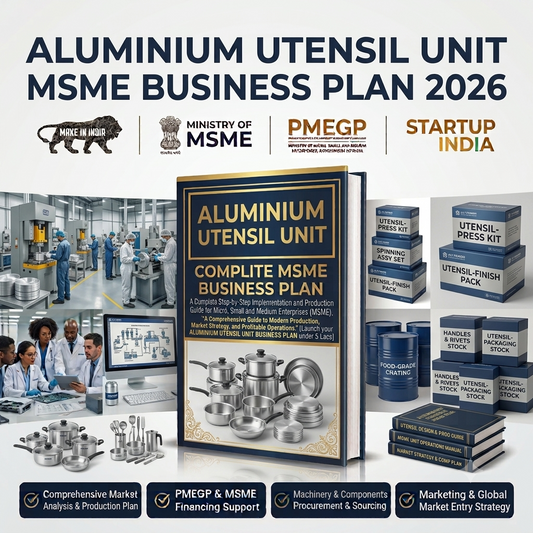 ALUMINIUM UTENSIL UNIT MSME BUSINESS PLAN 2026