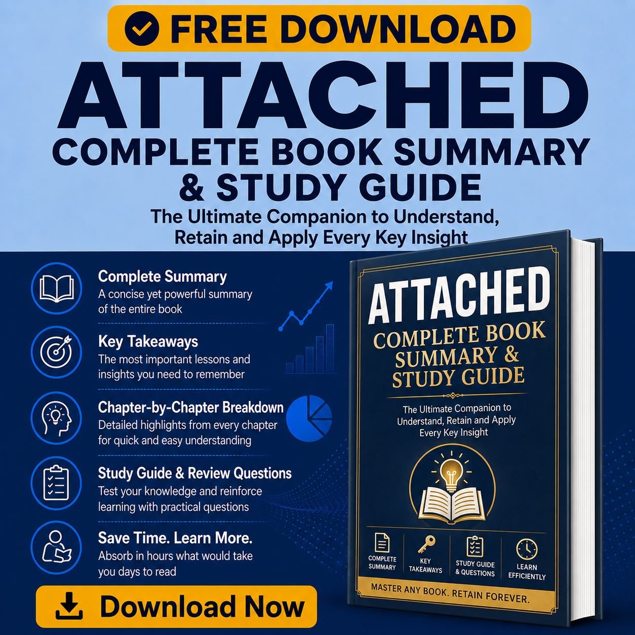 Attached book summary and study guide