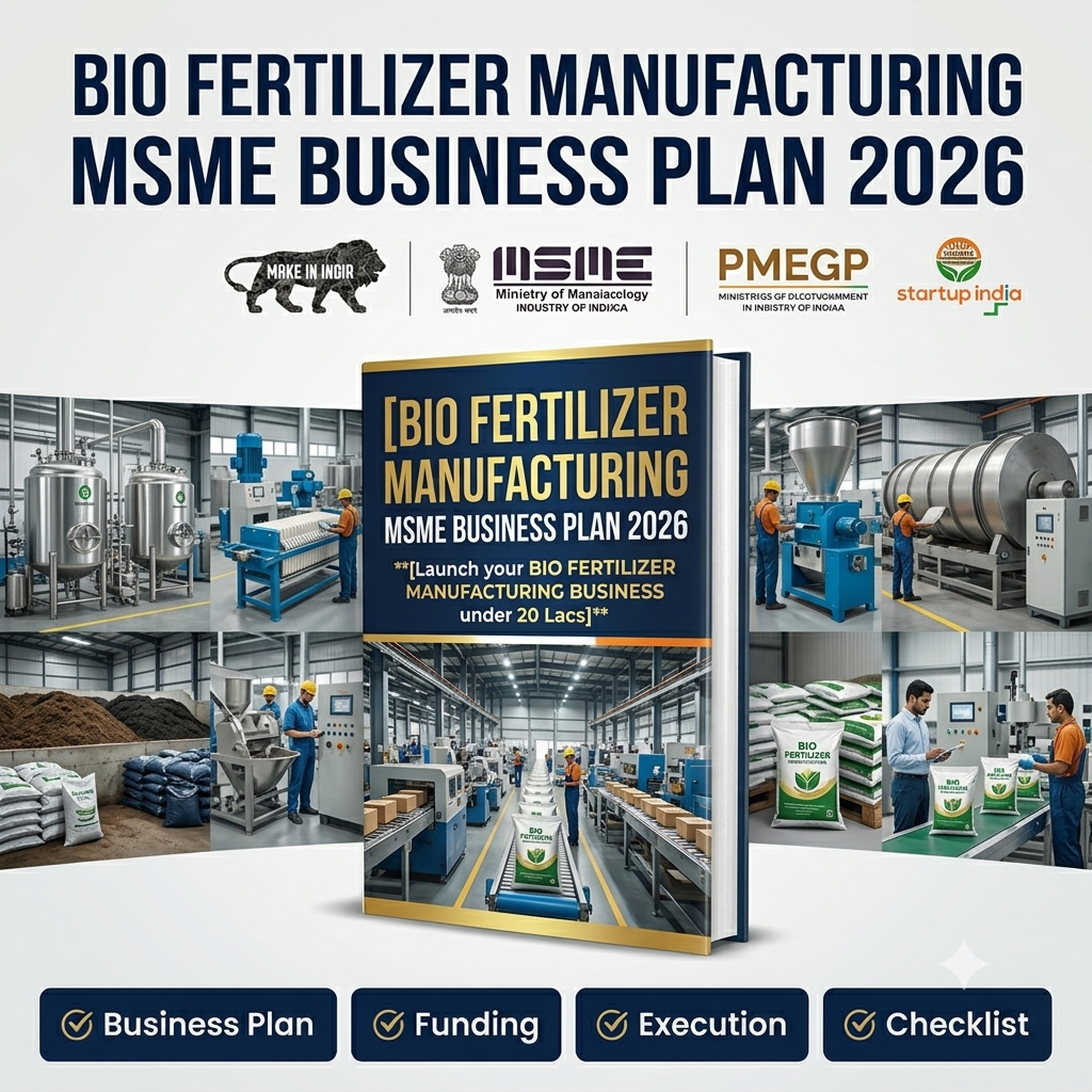 BIO FERTILIZER MANUFACTURING MSME BUSINESS PLAN 2026