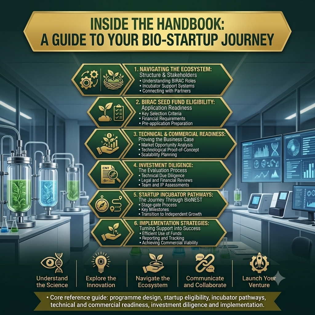 BIRAC SEED BioNEST Support Handbook Inside Content