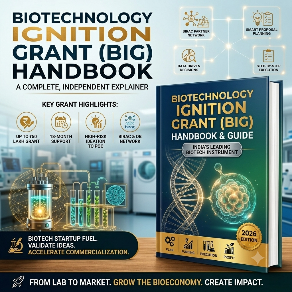 Biotechnology Ignition Grant Handbook