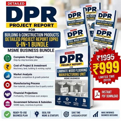 Building & Construction Products Detailed Project Report(DPR) 5-in-1 Bundle