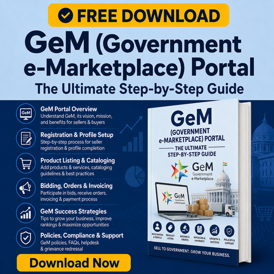 GeM (Government e-Marketplace) Portal — The Ultimate Step-by-Step Guide Tomaque