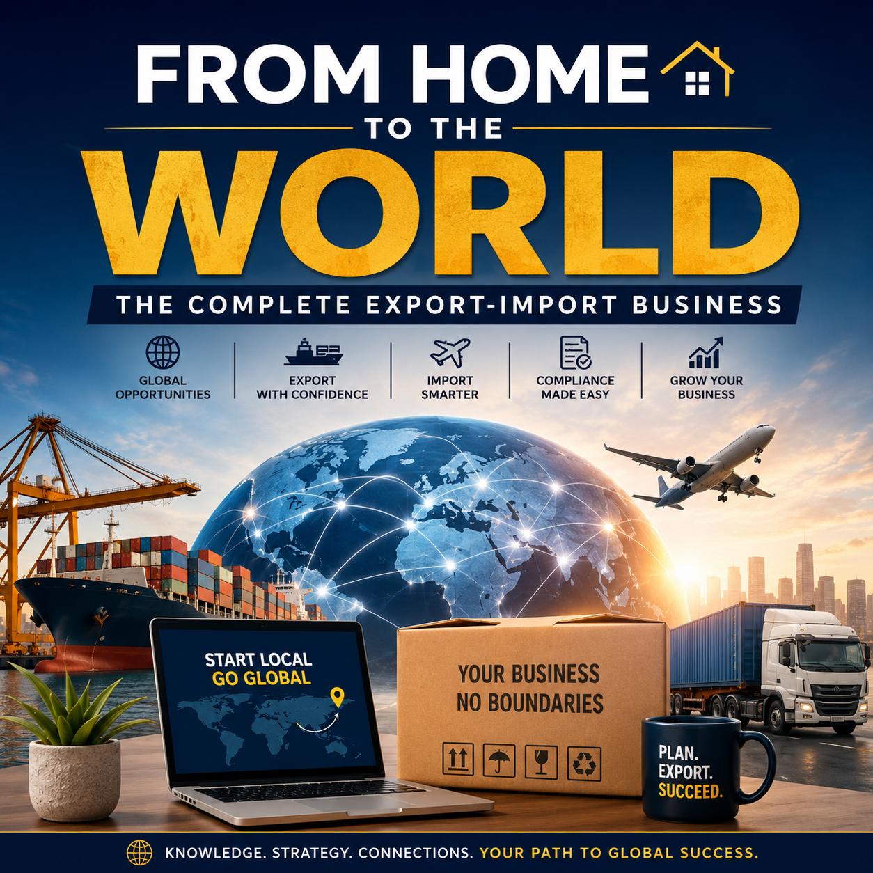 FROM HOME TO THE WORLD THE COMPLETE EXPORT-IMPORT BUSINESS Tomaque