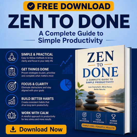 Zen to Done A Complete Guide to Simple Productivity Tomaque