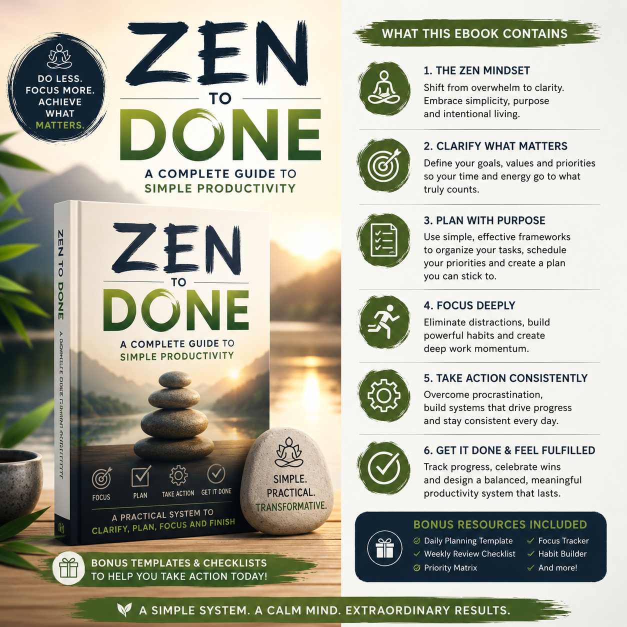 Zen to Done A Complete Guide to Simple Productivity Tomaque