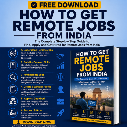 HOW TO GET REMOTE JOBS FROM INDIA Tomaque